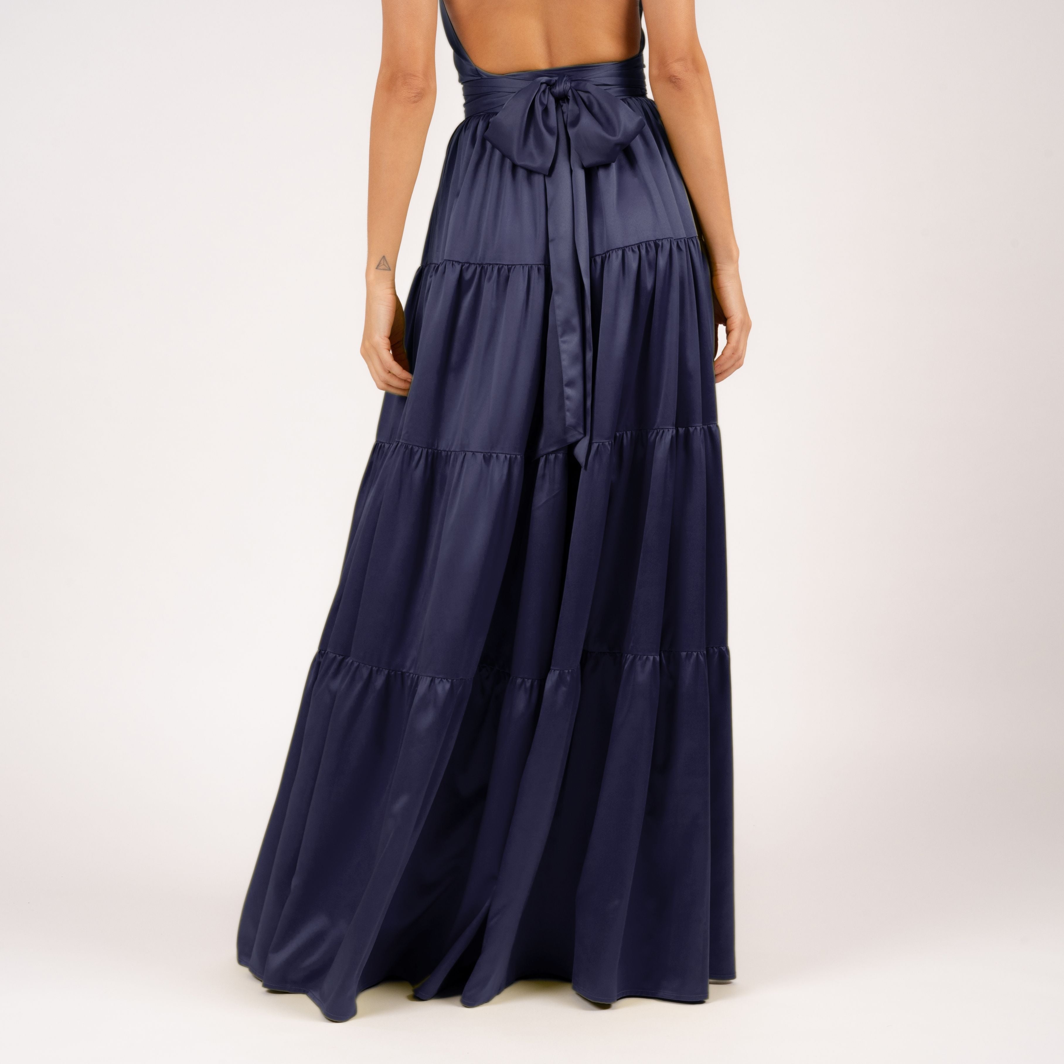 Anna Skirt Ruffle Midnight Blue
