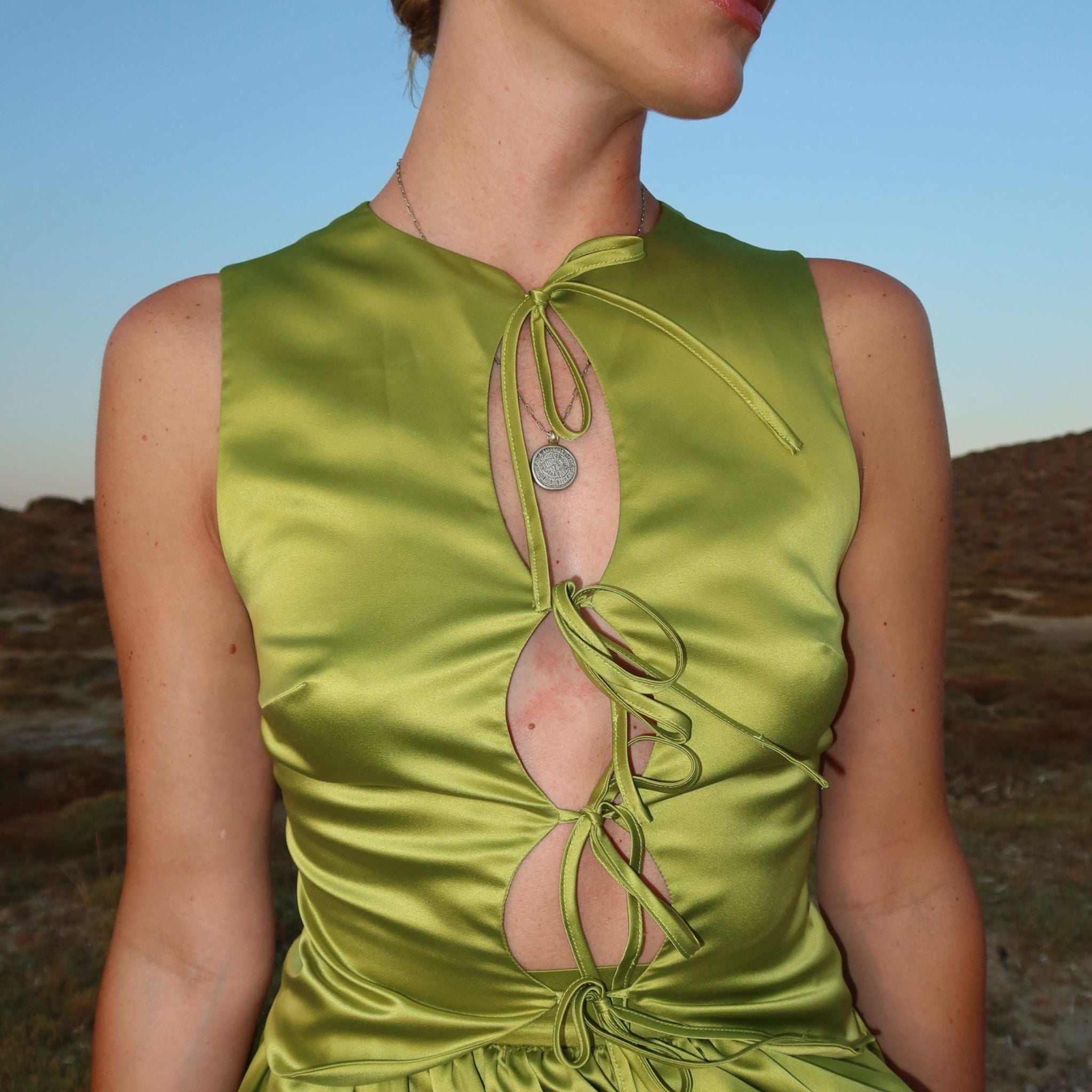 Zaza Top Vest Light Olive