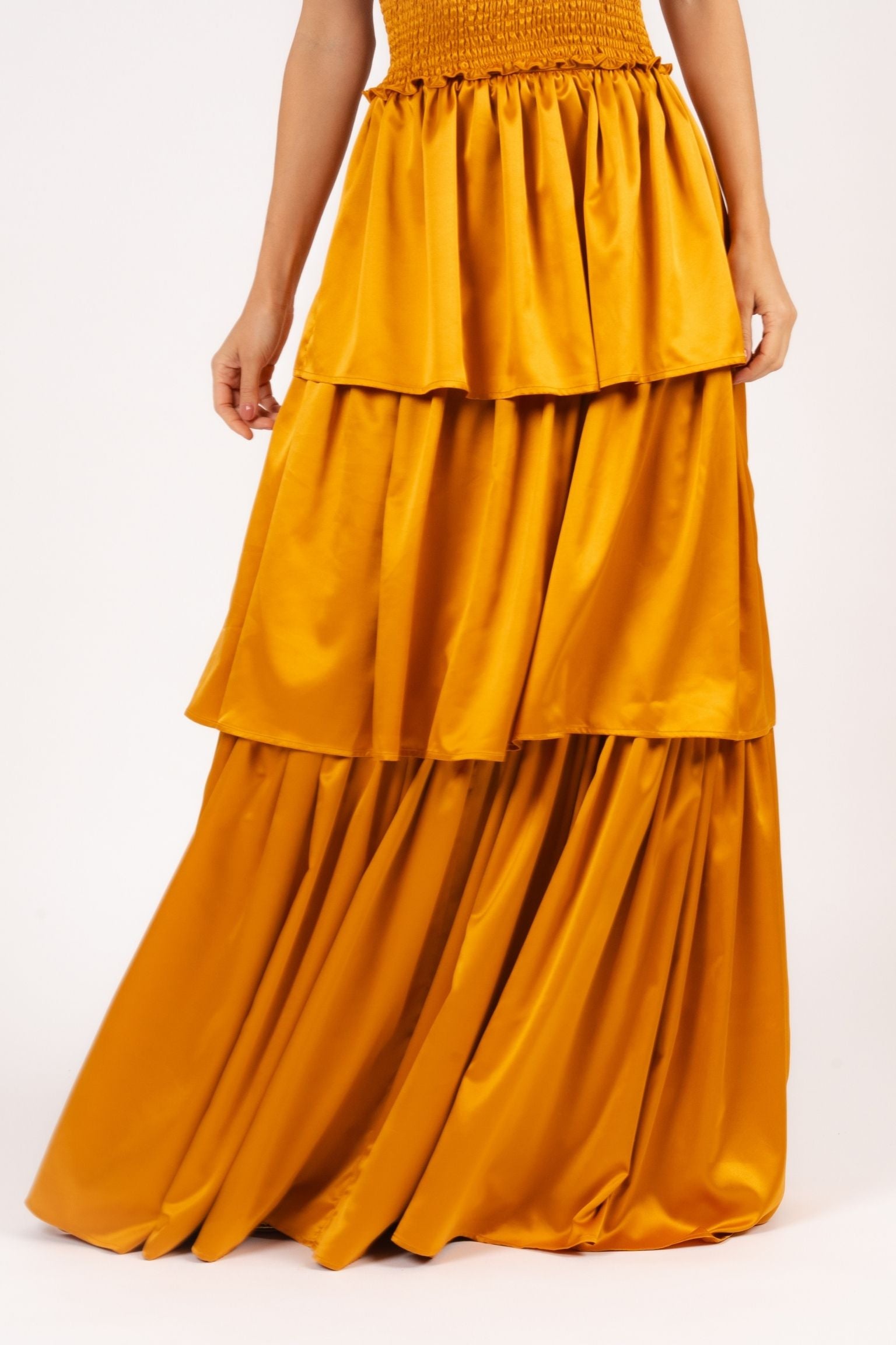 Joy Skirt Flamenco Saffron Gold