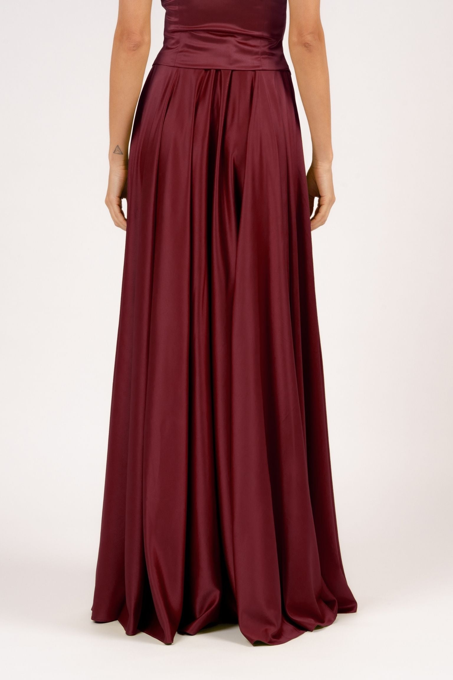 Letizia Skirt Circle Dark Burgundy