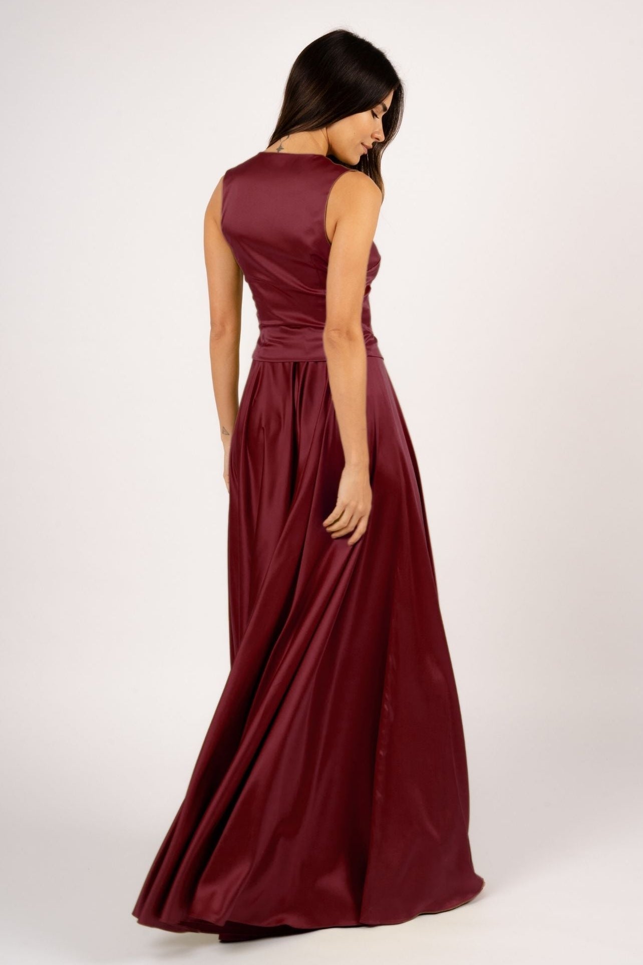 Zaza x Letizia Set Dark Burgundy