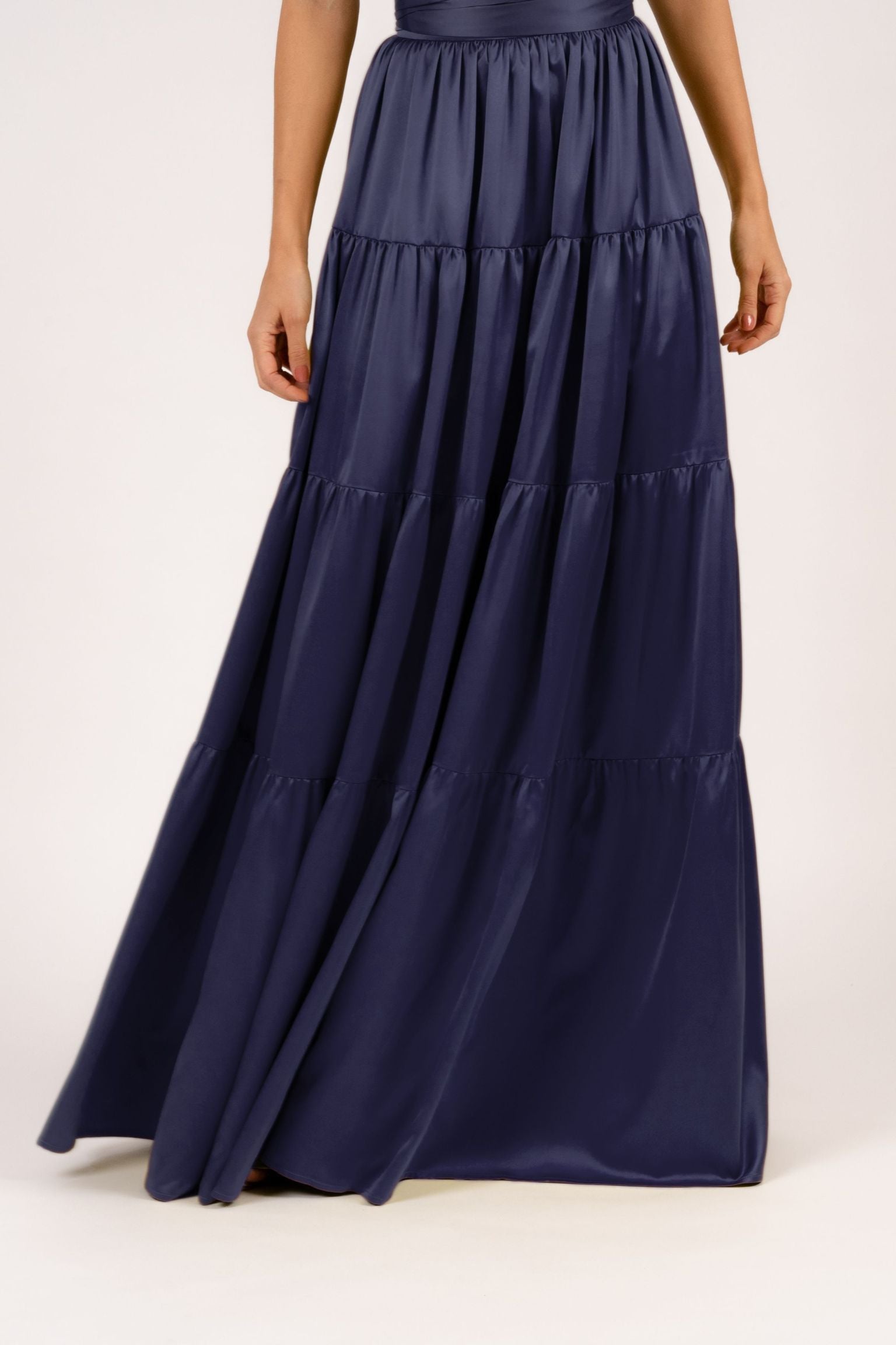 Anna Skirt Ruffle Midnight Blue