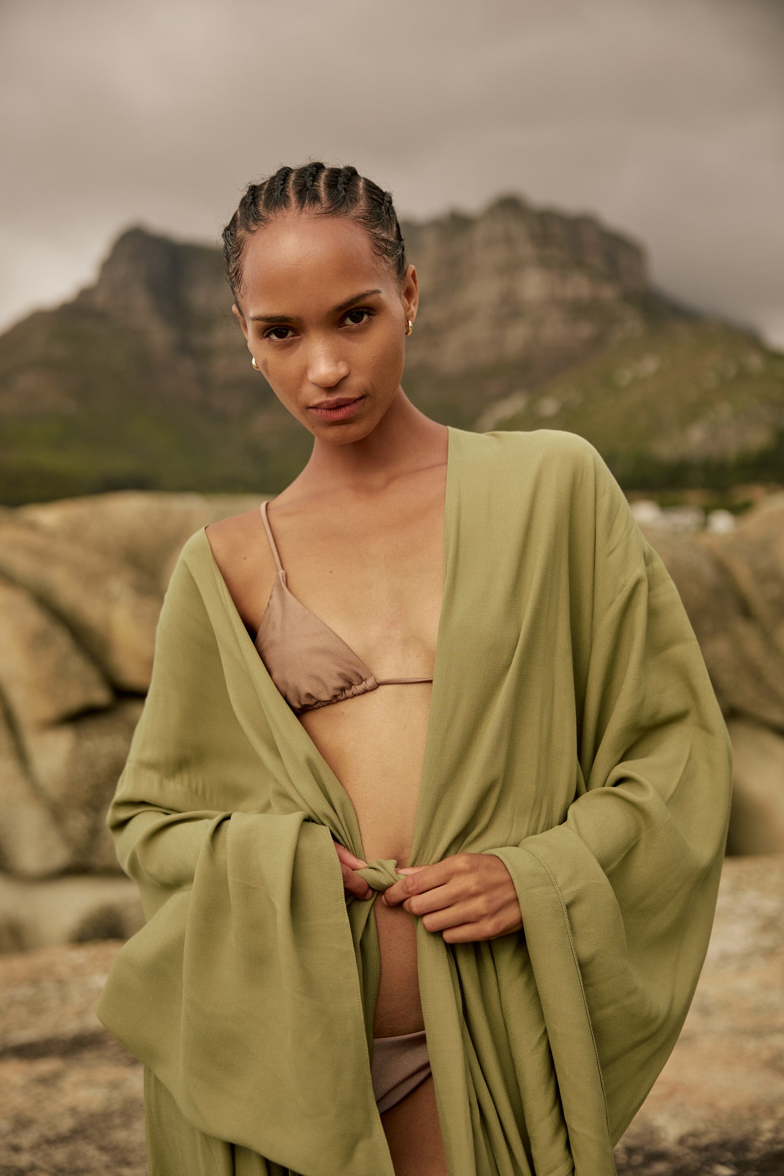 Amara Kimono Khaki