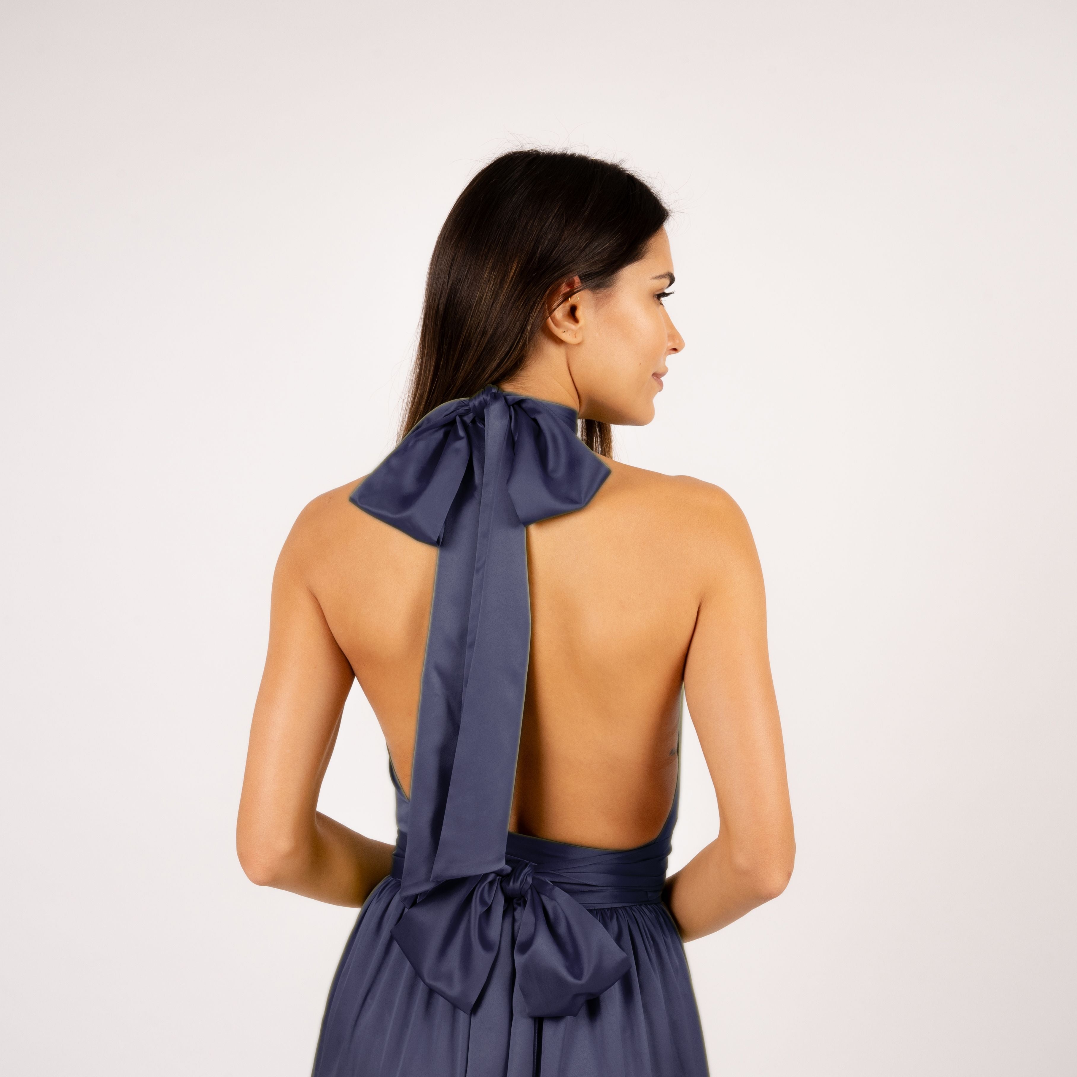Nina Top Neckholder Midnight Blue