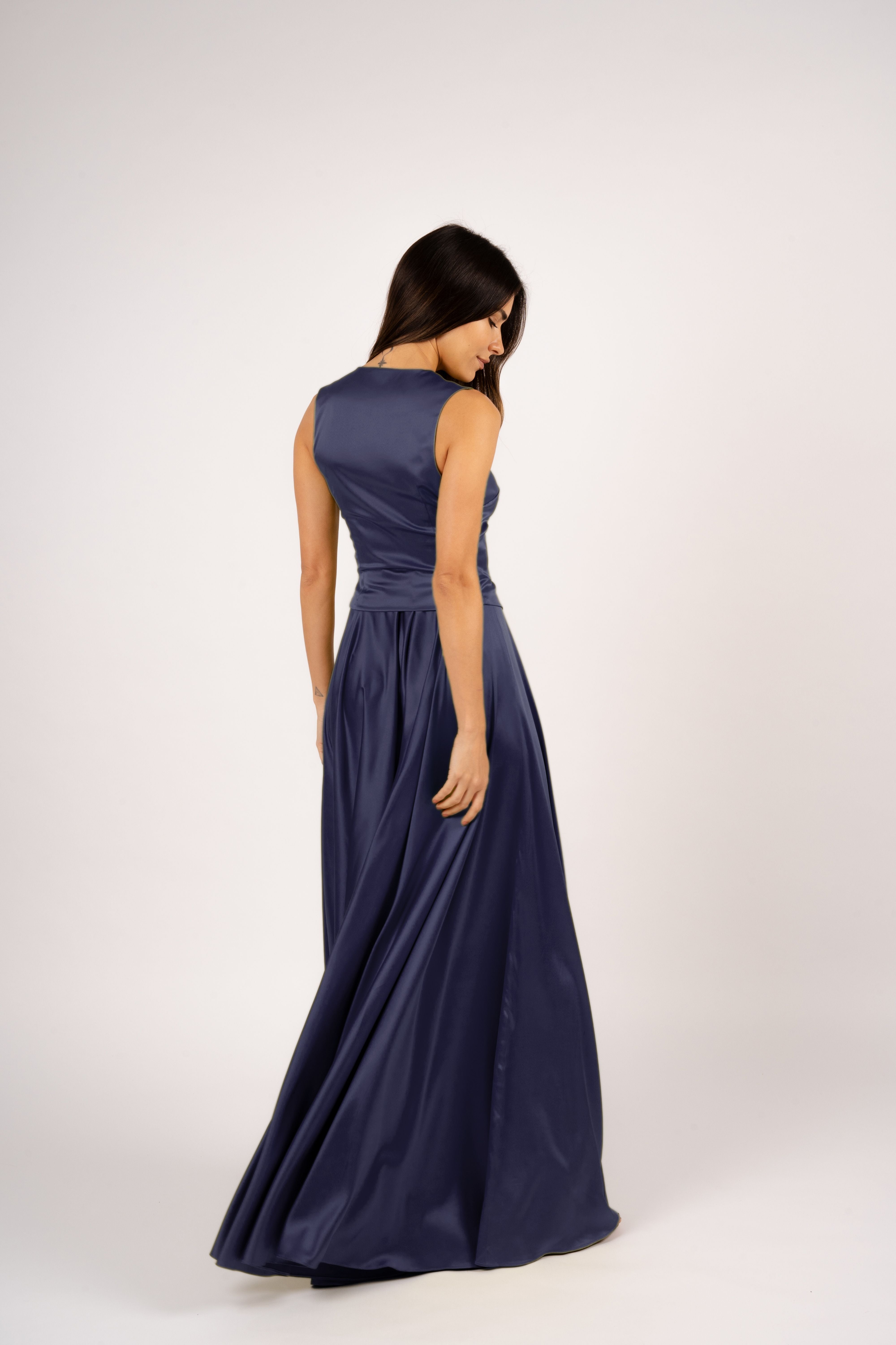 Zaza Top Vest Midnight Blue