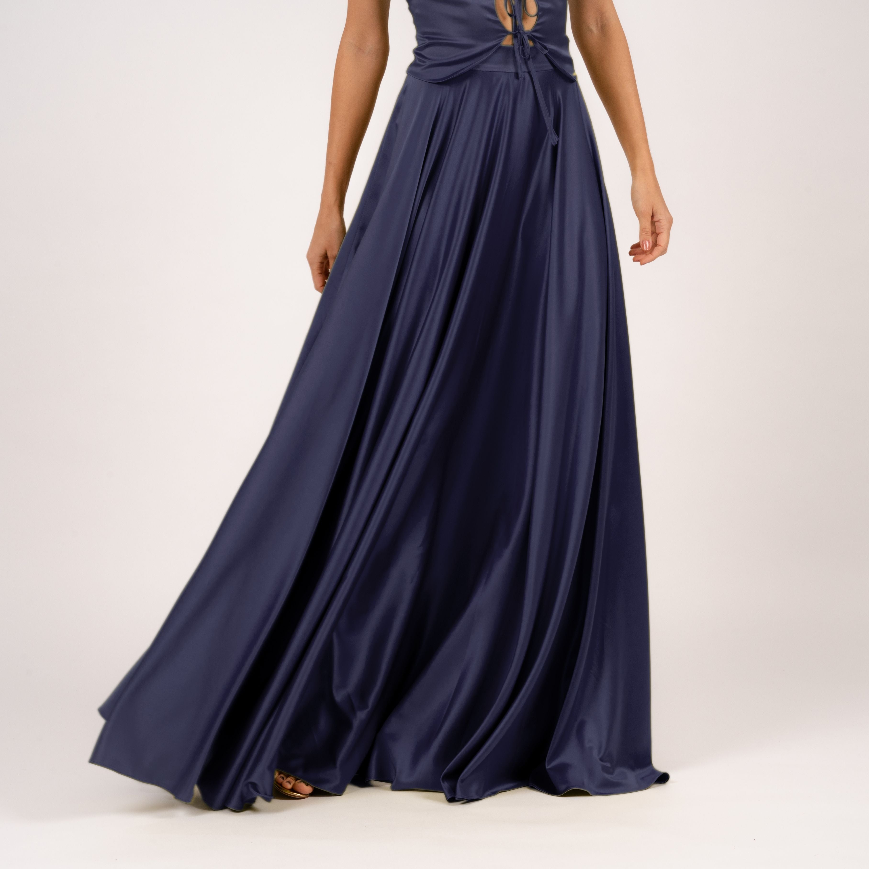 Letizia Skirt Circle Midnight Blue