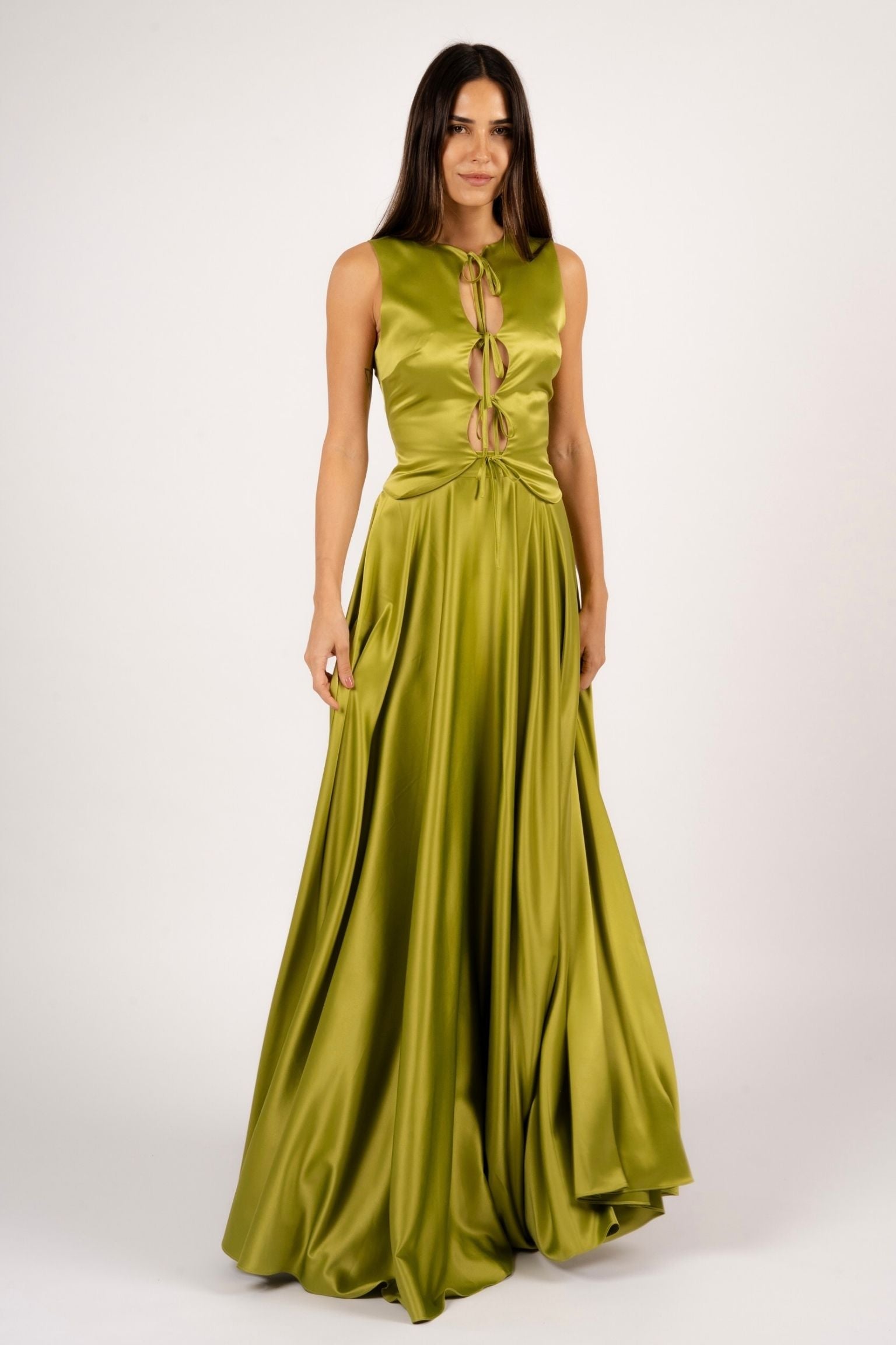 Letizia Skirt Circle Light Olive