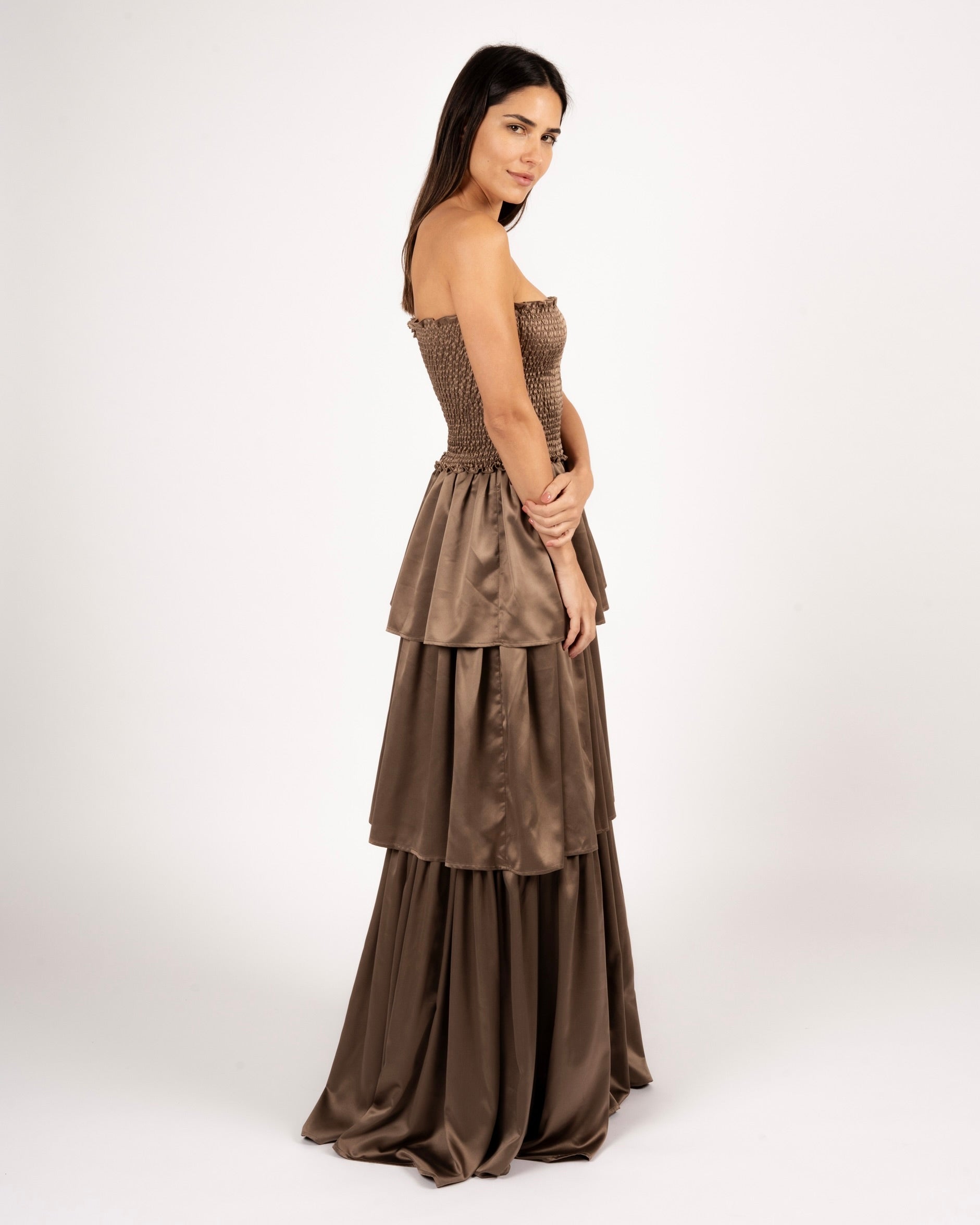 Ghita Top Tube Dark Taupe
