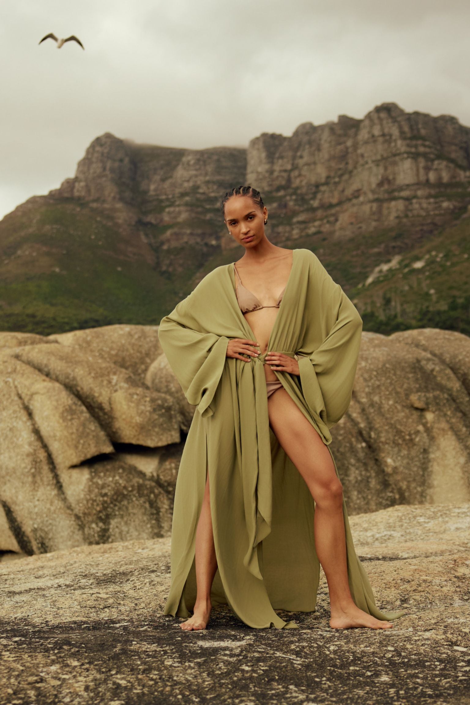 Amara Kimono Khaki