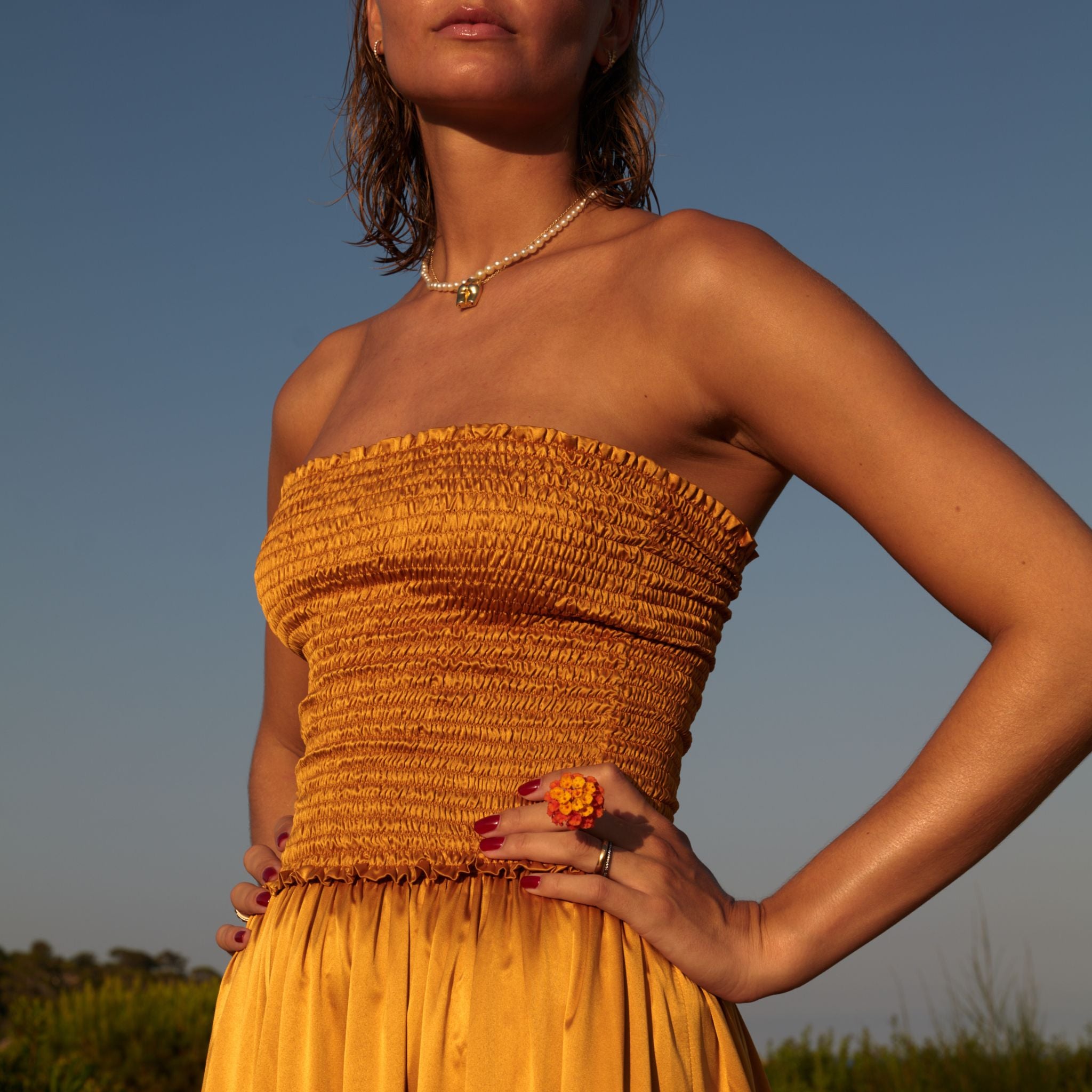 Ghita Top Tube Saffron Gold