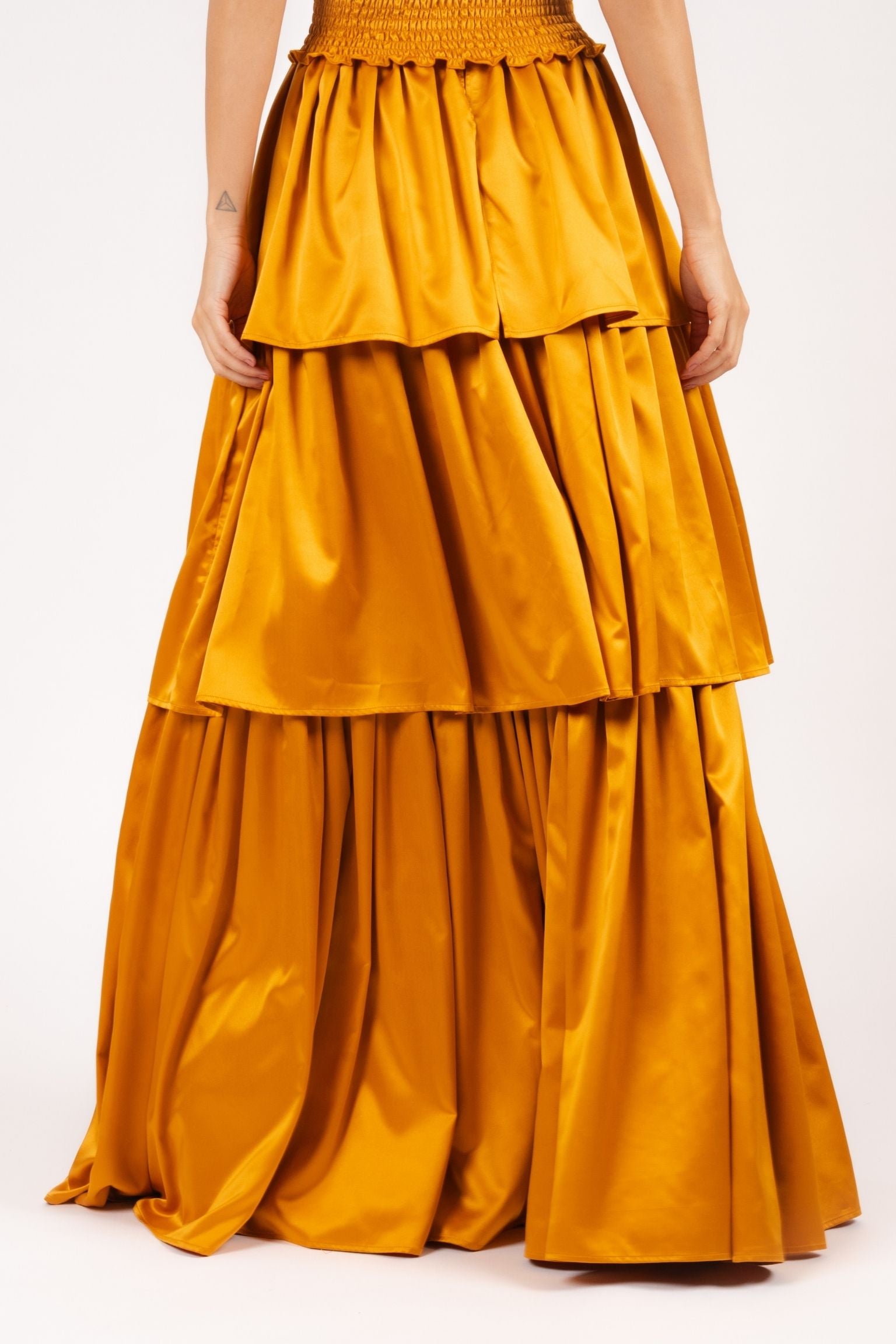 Joy Skirt Flamenco Saffron Gold