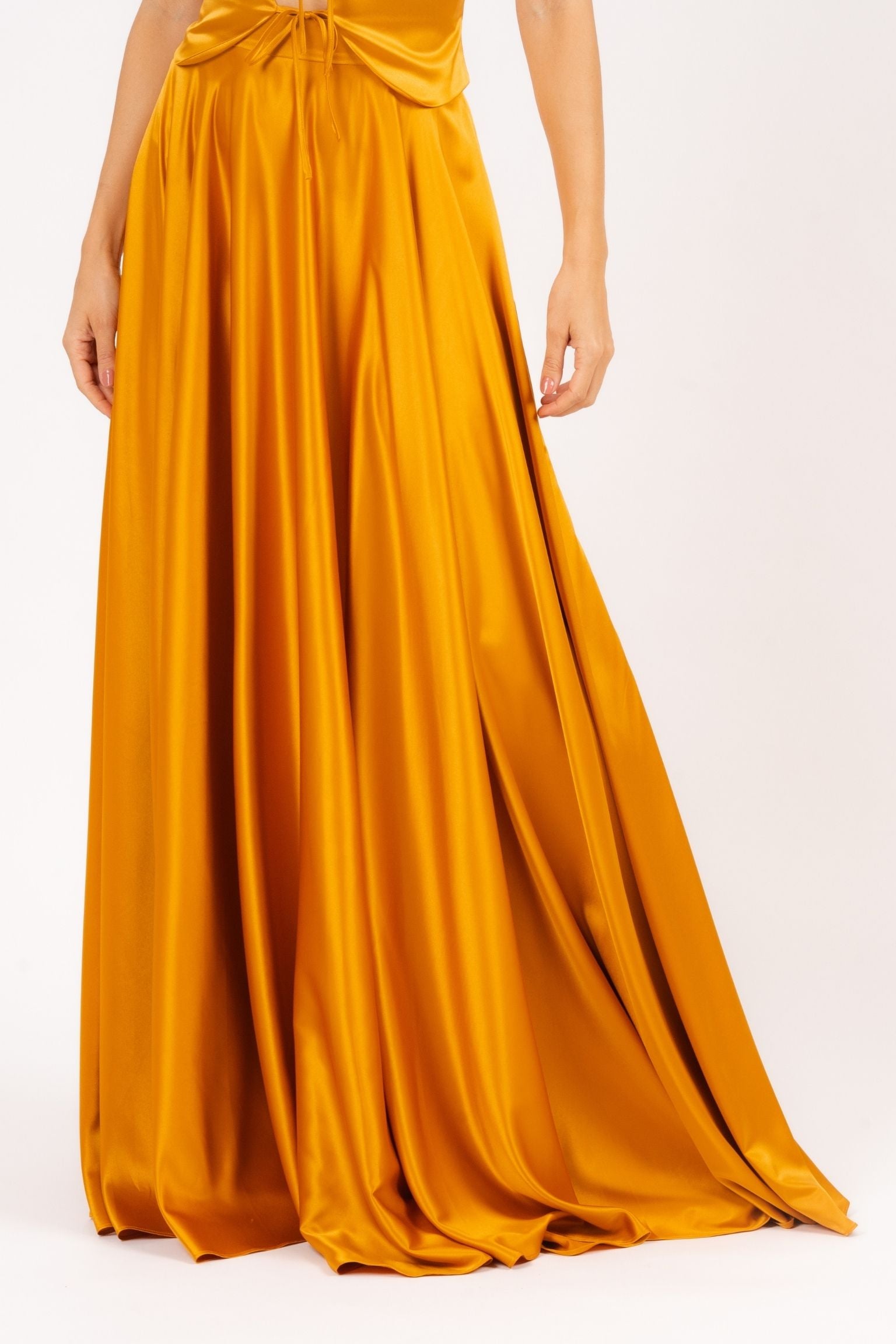 Letizia Skirt Circle Saffron Gold