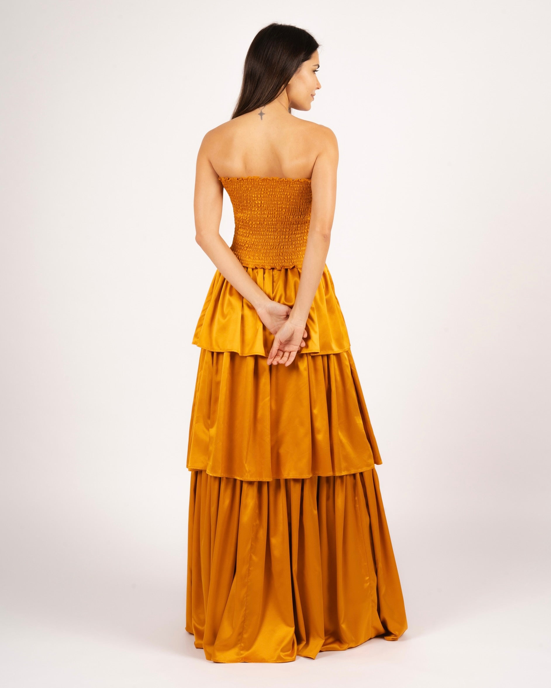 Joy Skirt Flamenco Saffron Gold