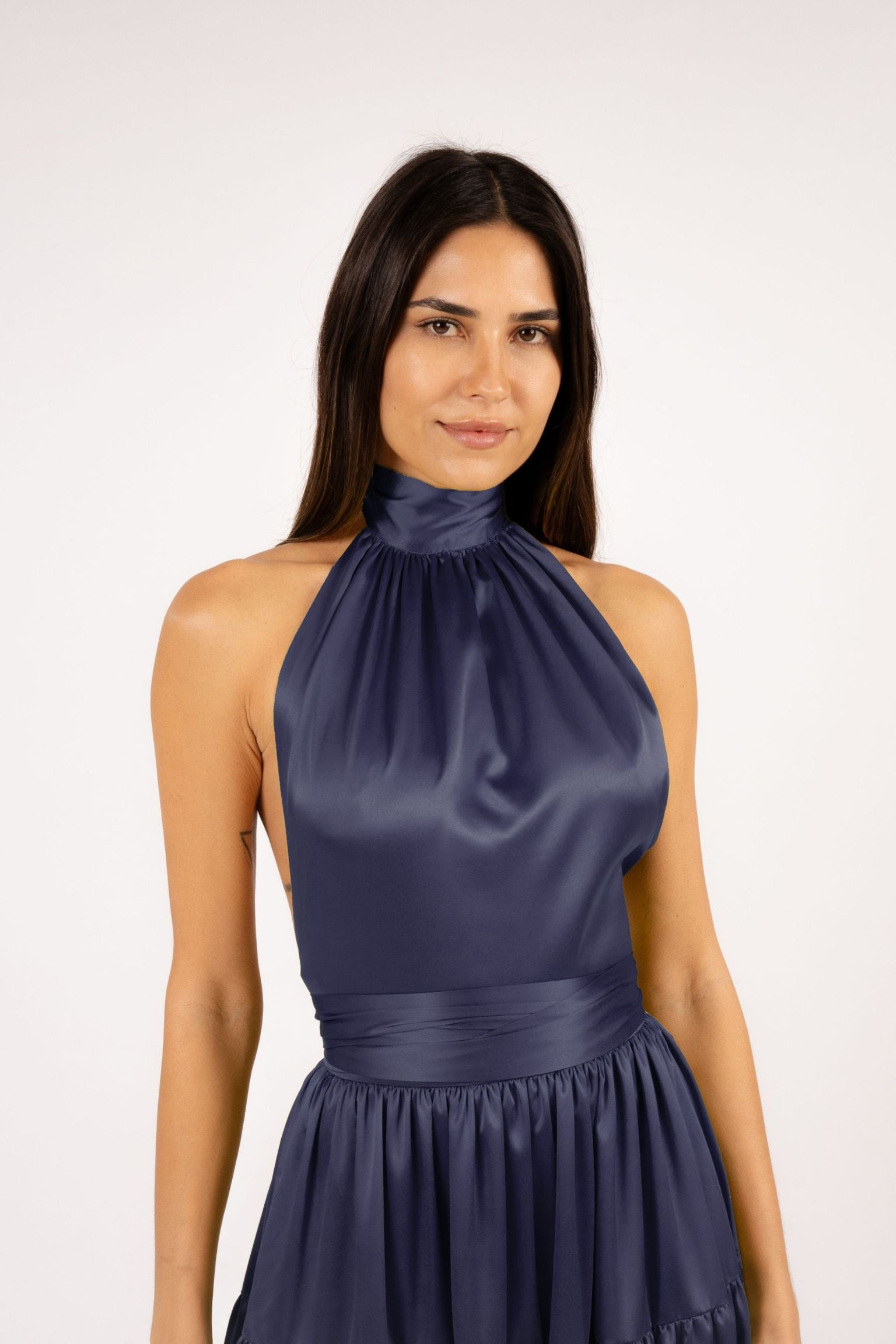 Nina Top Neckholder Midnight Blue