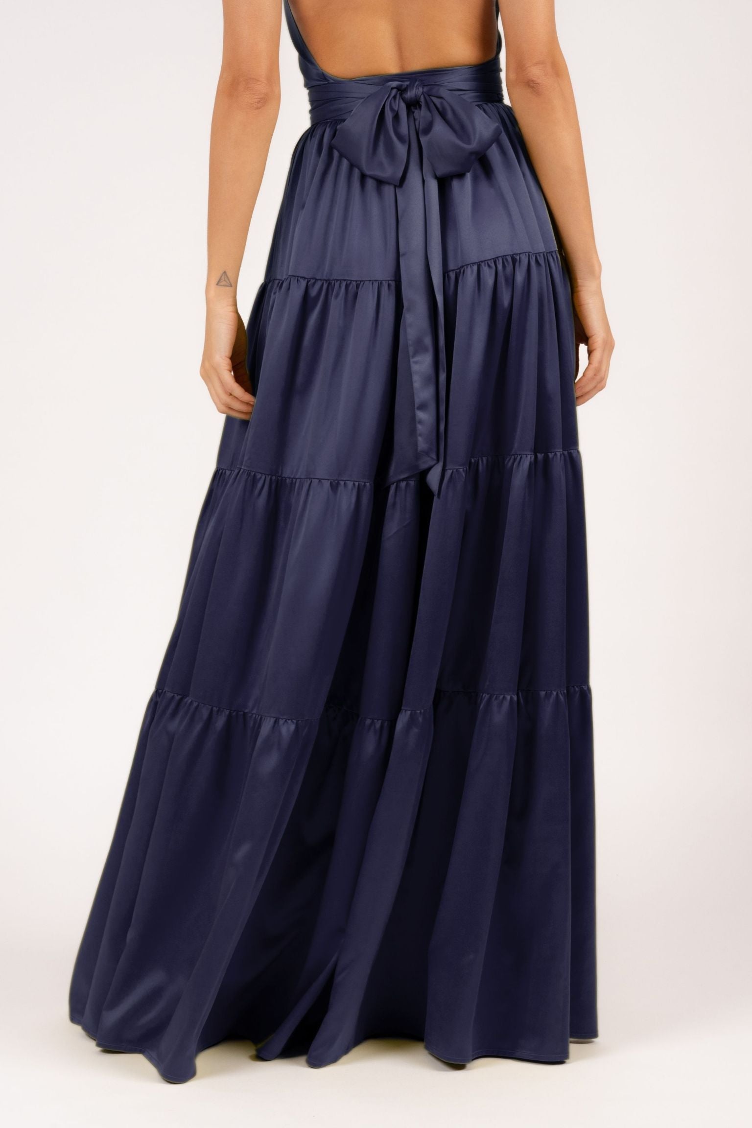 Anna Skirt Ruffle Midnight Blue