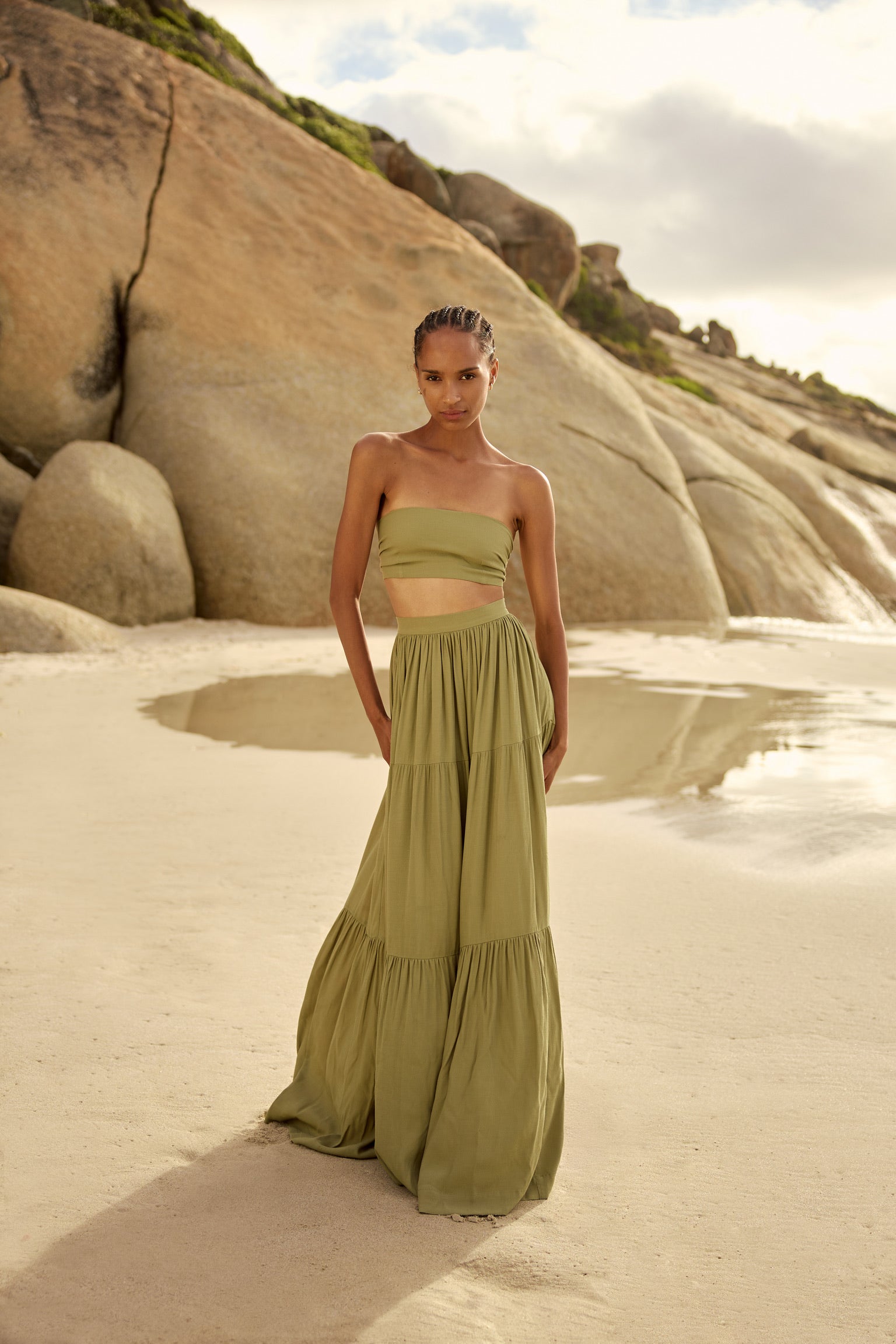 Zoe Set Khaki