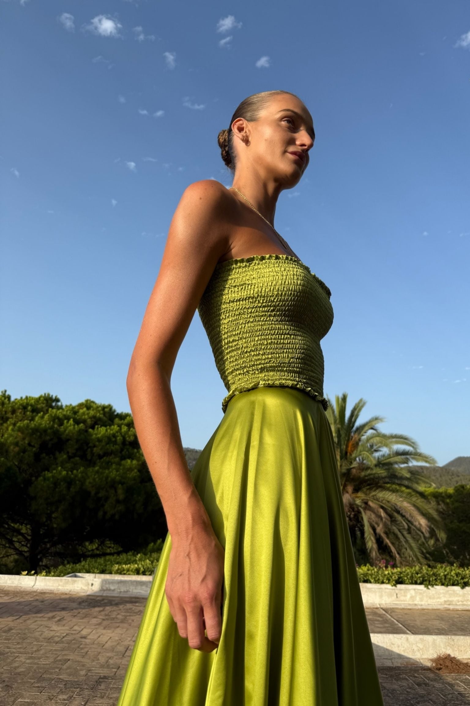 Ghita Top Tube Light Olive