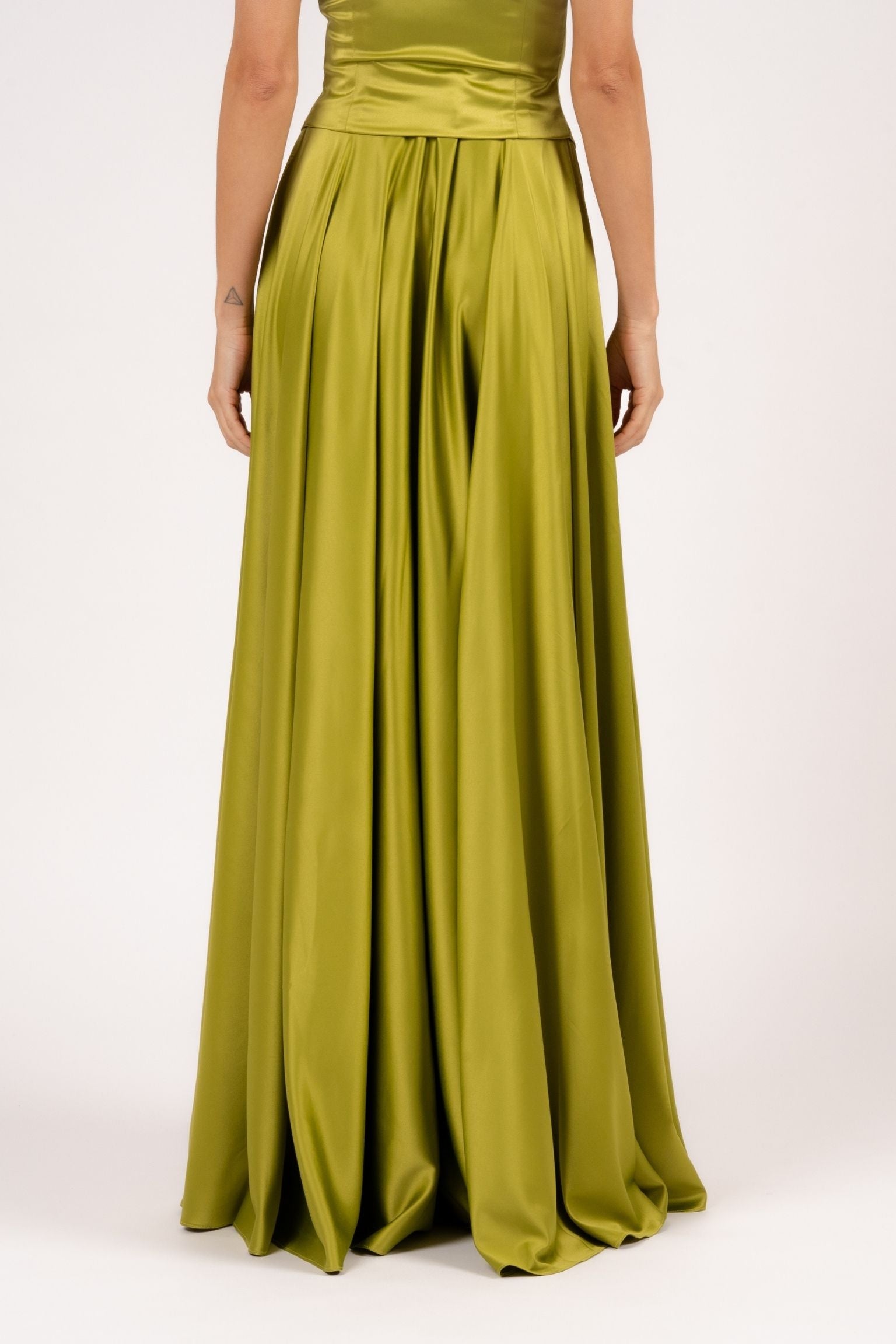 Letizia Skirt Circle Light Olive