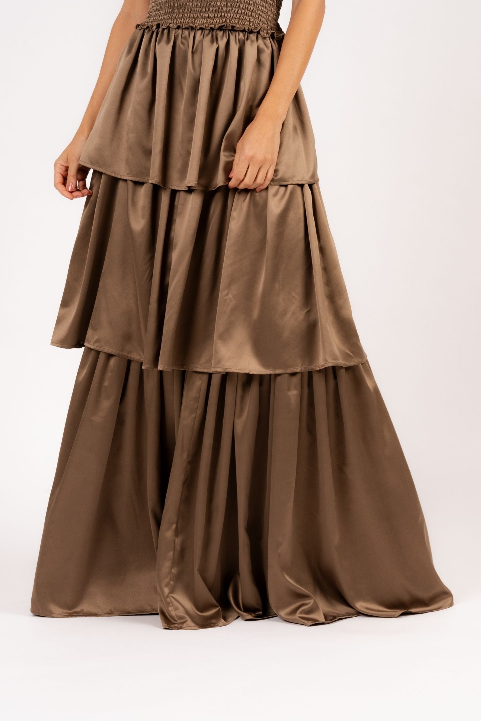 Joy Skirt Flamenco Dark Taupe