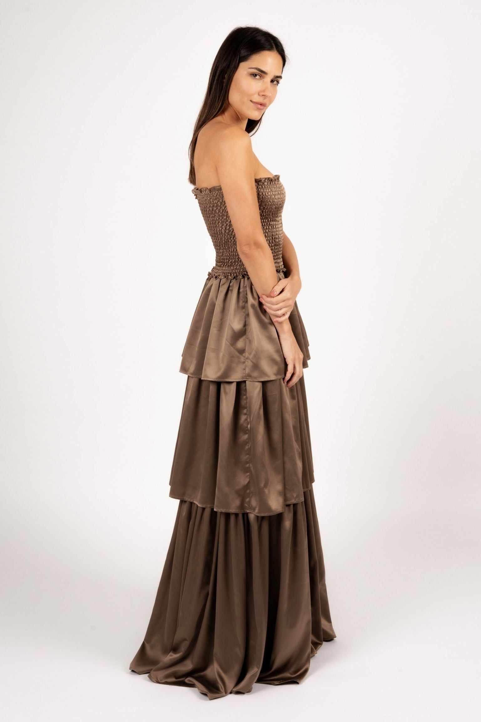 Ghita Top Tube Dark Taupe