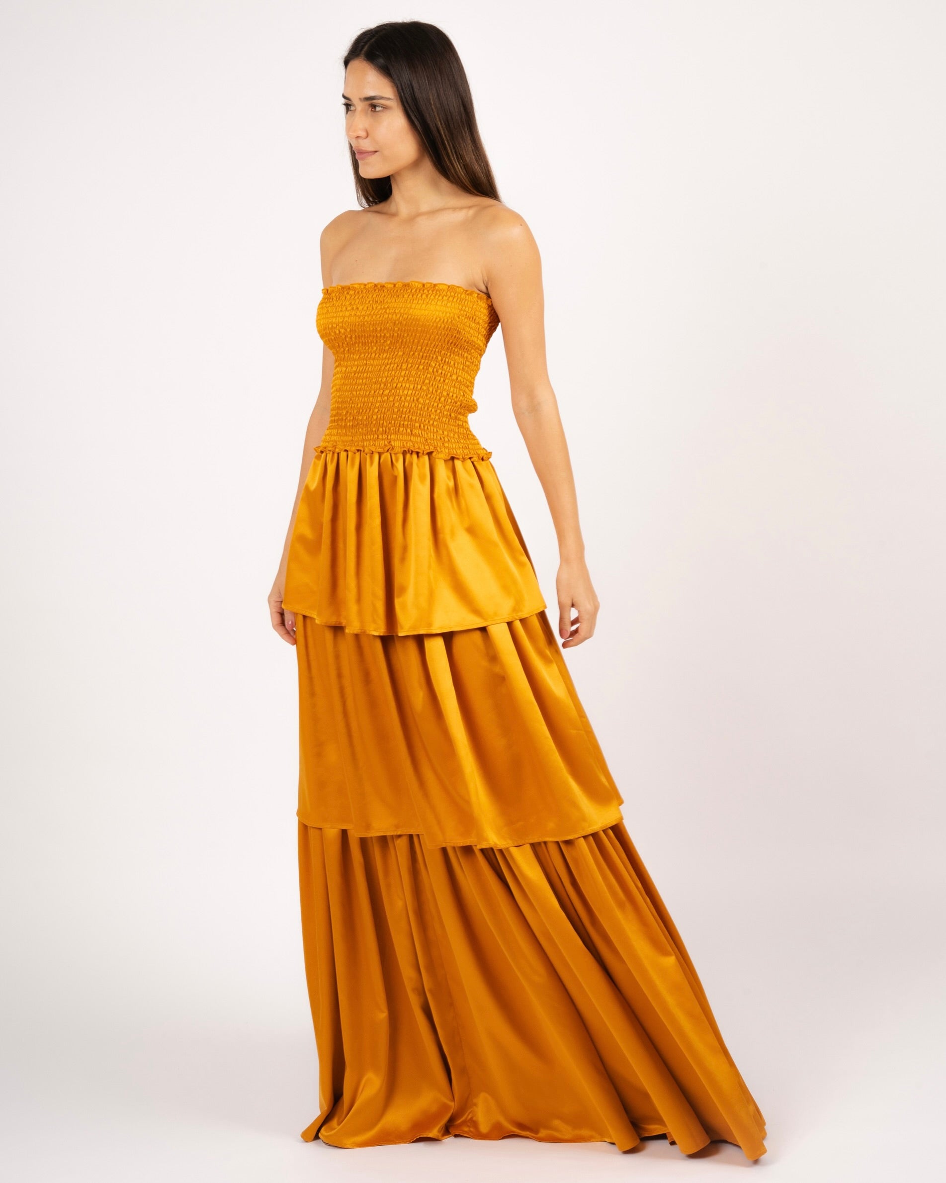 Joy Skirt Flamenco Saffron Gold