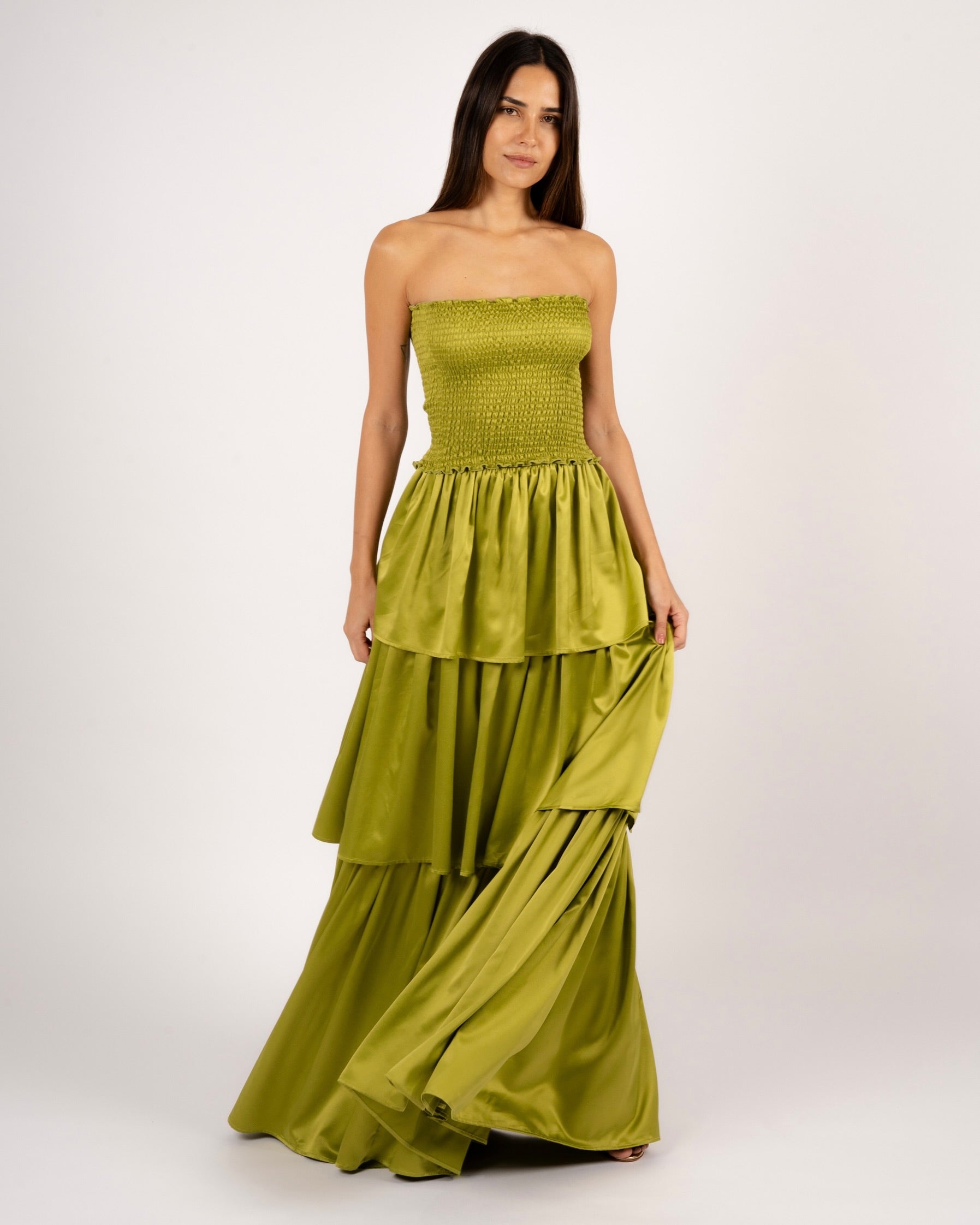 Joy Skirt Flamenco Light Olive