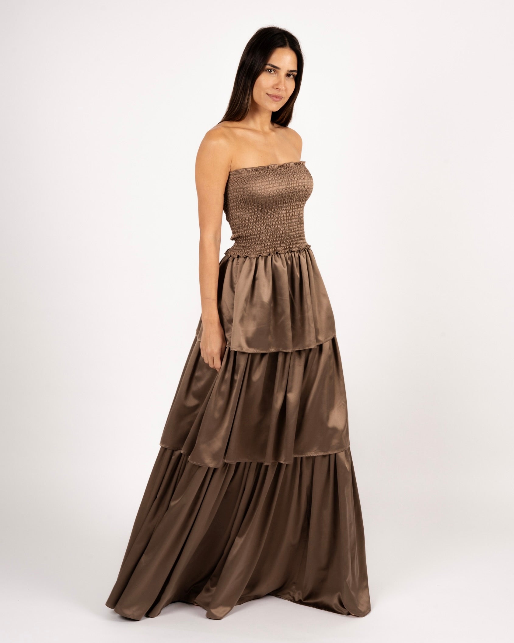 Joy Skirt Flamenco Dark Taupe