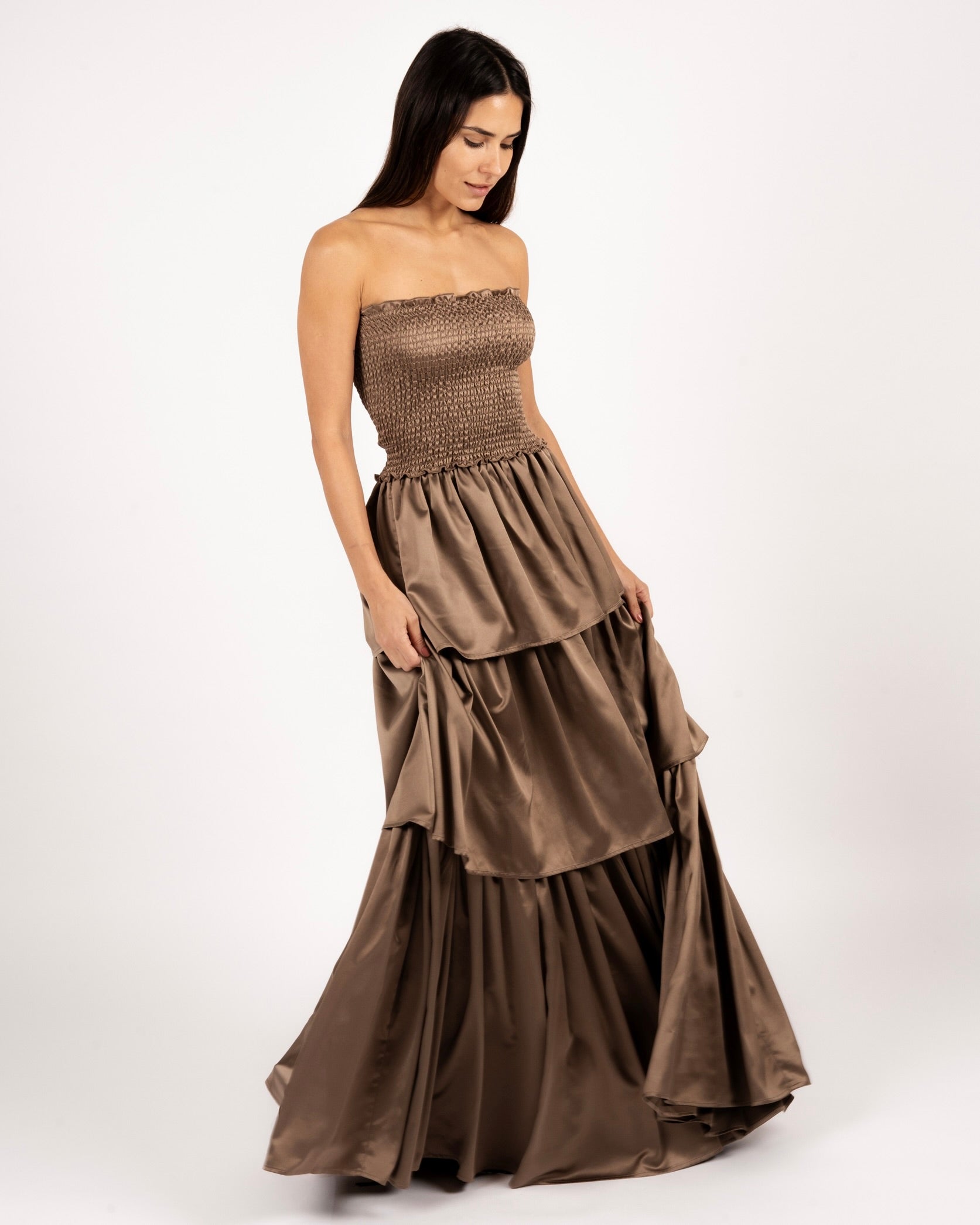 Joy Skirt Flamenco Dark Taupe