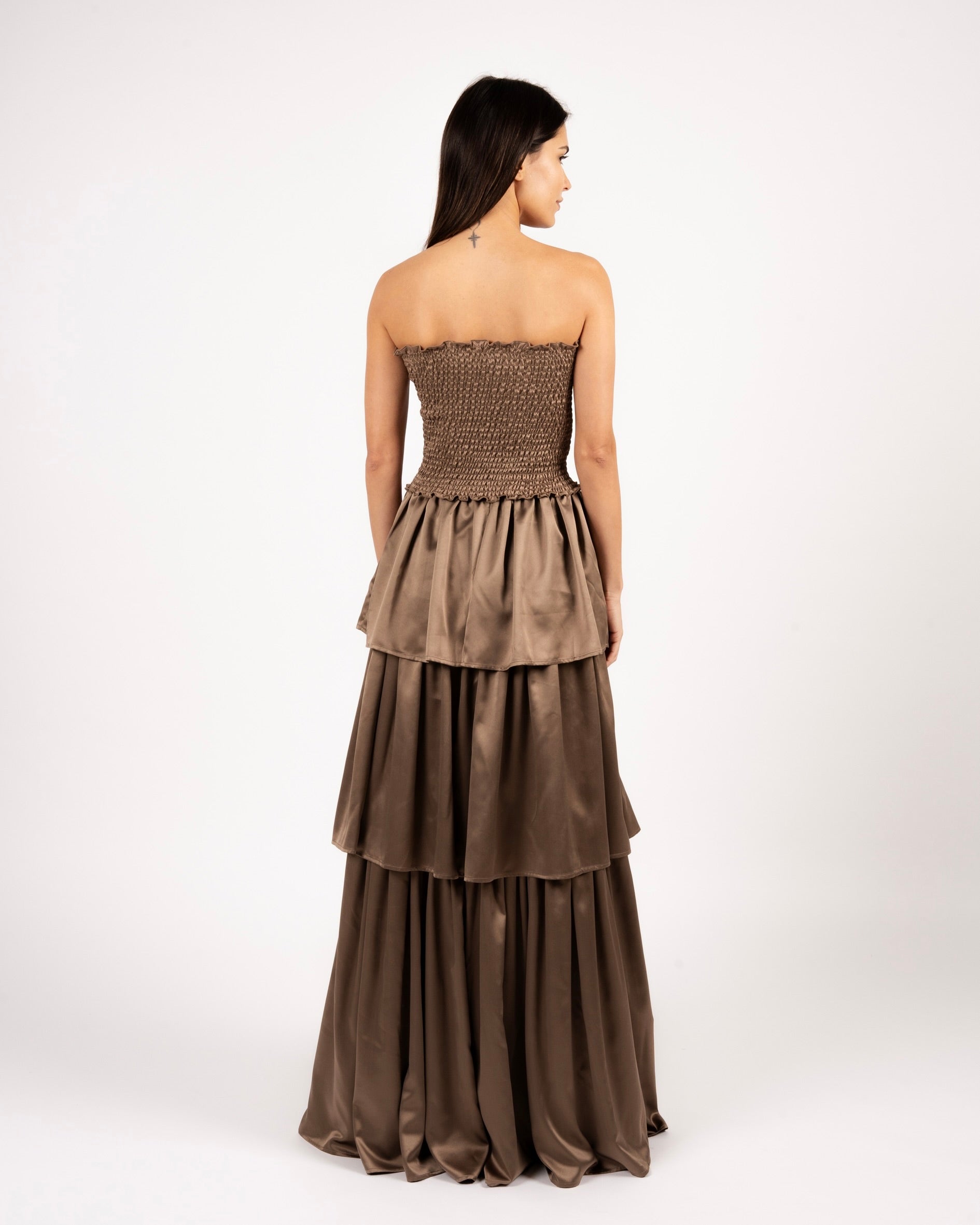 Joy Skirt Flamenco Dark Taupe