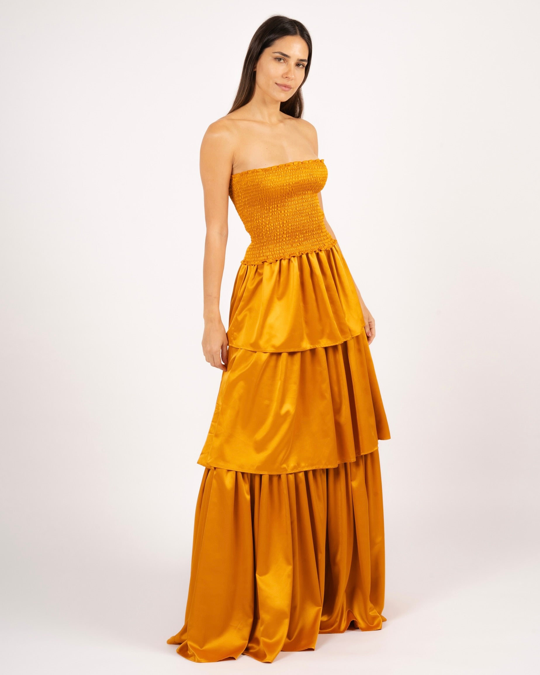 Joy Skirt Flamenco Saffron Gold